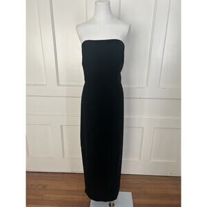 Monique Lhuiller Collection Velvet Strapless Evening Gown Womens Size 14 - Flaw